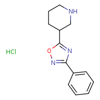 3-(3-phenyl-1,2,4-oxadiazol-5-yl)piperidine hydrochloride