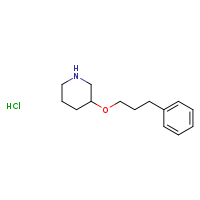 3-(3-phenylpropoxy)piperidine hydrochloride