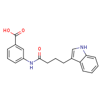 3-[4-(1H-indol-3-yl)butanamido]benzoic acid
