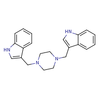 3-{[4-(1H-indol-3-ylmethyl)piperazin-1-yl]methyl}-1H-indole