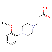3-[4-(2-methoxyphenyl)piperazin-1-yl]propanoic acid