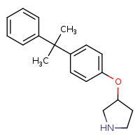 3-[4-(2-phenylpropan-2-yl)phenoxy]pyrrolidine
