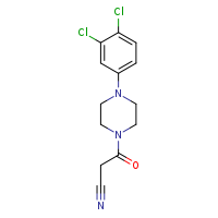 3-[4-(3,4-dichlorophenyl)piperazin-1-yl]-3-oxopropanenitrile