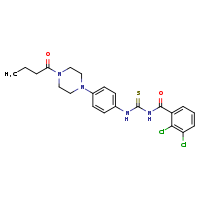 3-[4-(4-butanoylpiperazin-1-yl)phenyl]-1-(2,3-dichlorobenzoyl)thiourea