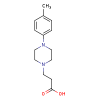 3-[4-(4-methylphenyl)piperazin-1-yl]propanoic acid
