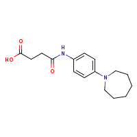 3-{[4-(azepan-1-yl)phenyl]carbamoyl}propanoic acid