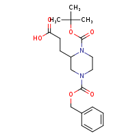 3-{4-[(benzyloxy)carbonyl]-1-(tert-butoxycarbonyl)piperazin-2-yl}propanoic acid