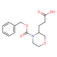 3-{4-[(benzyloxy)carbonyl]morpholin-3-yl}propanoic acid