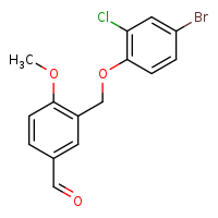 3-(4-bromo-2-chlorophenoxymethyl)-4-methoxybenzaldehyde