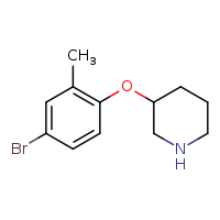 3-(4-bromo-2-methylphenoxy)piperidine