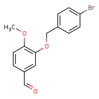 3-[(4-bromophenyl)methoxy]-4-methoxybenzaldehyde