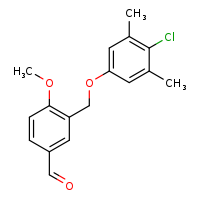 3-(4-chloro-3,5-dimethylphenoxymethyl)-4-methoxybenzaldehyde