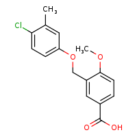 3-(4-chloro-3-methylphenoxymethyl)-4-methoxybenzoic acid