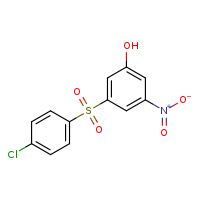 3-(4-chlorobenzenesulfonyl)-5-nitrophenol