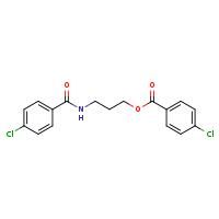 3-[(4-chlorophenyl)formamido]propyl 4-chlorobenzoate