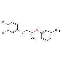 3,4-dichloro-N-[2-(3-methylphenoxy)propyl]aniline