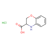 3,4-dihydro-2H-1,4-benzoxazine-3-carboxylic acid hydrochloride