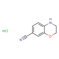 3,4-dihydro-2H-1,4-benzoxazine-7-carbonitrile hydrochloride