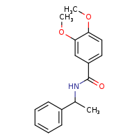 3,4-dimethoxy-N-(1-phenylethyl)benzamide
