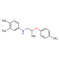 3,4-dimethyl-N-[2-(4-methylphenoxy)propyl]aniline
