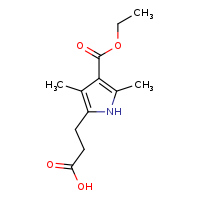3-[4-(ethoxycarbonyl)-3,5-dimethyl-1H-pyrrol-2-yl]propanoic acid