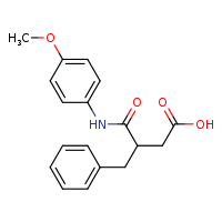 3-[(4-methoxyphenyl)carbamoyl]-4-phenylbutanoic acid