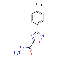 3-(4-methylphenyl)-1,2,4-oxadiazole-5-carbohydrazide