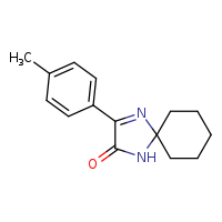 3-(4-methylphenyl)-1,4-diazaspiro[4.5]dec-3-en-2-one