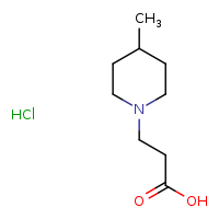 3-(4-methylpiperidin-1-yl)propanoic acid hydrochloride