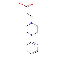 3-[4-(pyridin-2-yl)piperazin-1-yl]propanoic acid