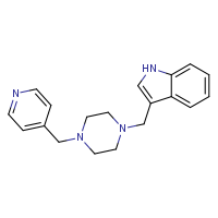 3-{[4-(pyridin-4-ylmethyl)piperazin-1-yl]methyl}-1H-indole