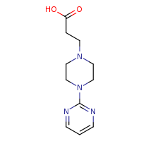 3-[4-(pyrimidin-2-yl)piperazin-1-yl]propanoic acid
