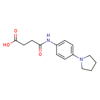 3-{[4-(pyrrolidin-1-yl)phenyl]carbamoyl}propanoic acid