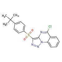 3-(4-tert-butylbenzenesulfonyl)-5-chloro-[1,2,3]triazolo[1,5-a]quinazoline