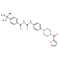 3-(4-tert-butylbenzoyl)-1-{4-[4-(furan-2-carbonyl)piperazin-1-yl]phenyl}thiourea