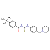 3-(4-tert-butylbenzoyl)-1-[4-(piperidin-1-ylmethyl)phenyl]thiourea