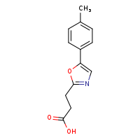3-[5-(4-methylphenyl)-1,3-oxazol-2-yl]propanoic acid