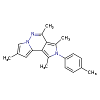 3,5,7,11-tetramethyl-4-(4-methylphenyl)-4,8,9-triazatricyclo[7.3.0.0²,?]dodeca-1(12),2,5,7,10-pentaene