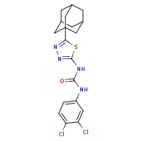 3-[5-(adamantan-1-yl)-1,3,4-thiadiazol-2-yl]-1-(3,4-dichlorophenyl)urea