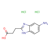 3-(5-amino-1H-1,3-benzodiazol-2-yl)propanoic acid dihydrochloride