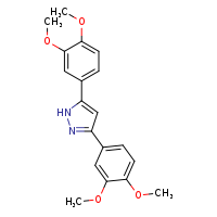 3,5-bis(3,4-dimethoxyphenyl)-1H-pyrazole