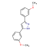 3,5-bis(3-methoxyphenyl)-1H-pyrazole