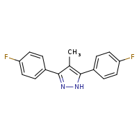 3,5-bis(4-fluorophenyl)-4-methyl-1H-pyrazole