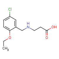 3-{[(5-chloro-2-ethoxyphenyl)methyl]amino}propanoic acid