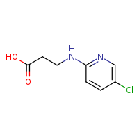 3-[(5-chloropyridin-2-yl)amino]propanoic acid