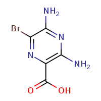 3,5-diamino-6-bromopyrazine-2-carboxylic acid