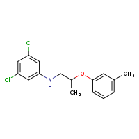 3,5-dichloro-N-[2-(3-methylphenoxy)propyl]aniline