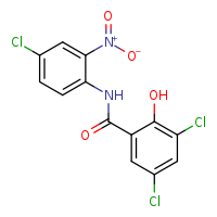 3,5-dichloro-N-(4-chloro-2-nitrophenyl)-2-hydroxybenzamide