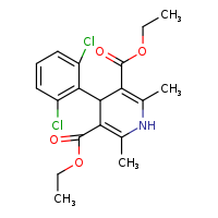 3,5-diethyl 4-(2,6-dichlorophenyl)-2,6-dimethyl-1,4-dihydropyridine-3,5-dicarboxylate