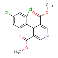 3,5-dimethyl 4-(2,4-dichlorophenyl)-1,4-dihydropyridine-3,5-dicarboxylate